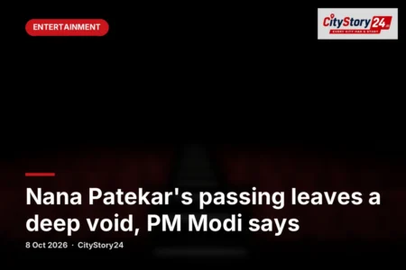 Nana Patekar's passing leaves a deep void, PM Modi says