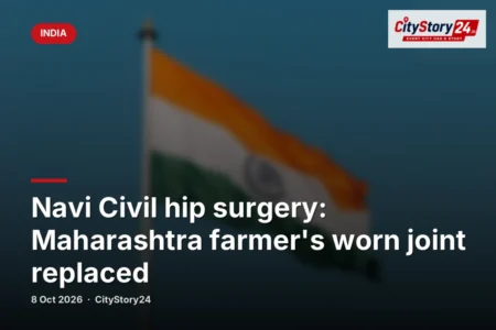 Navi Civil hip surgery: Maharashtra farmer's worn joint replaced