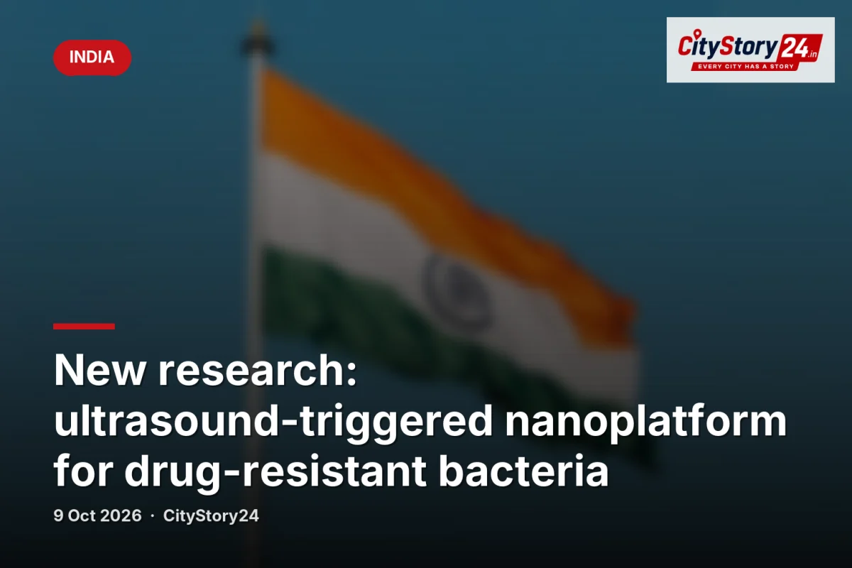 New research: ultrasound-triggered nanoplatform for drug-resistant bacteria