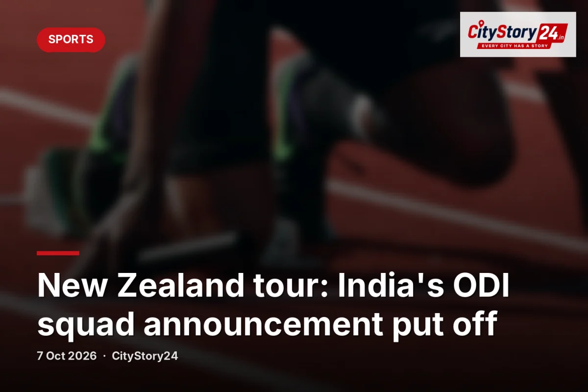 New Zealand tour: India's ODI squad announcement put off