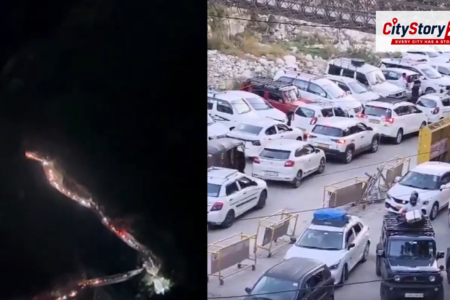 Massive traffic jams hit Himachal, Uttarakhand on long weekend