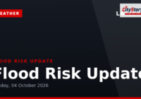Flood Risk Update on Sunday, 04 October 2026: No City on Alert, Rain and River Levels Tracked in Lucknow,