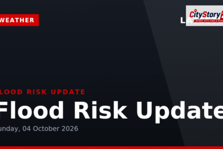 Flood Risk Update on Sunday, 04 October 2026: No City on Alert, Rain and River Levels Tracked in Lucknow,