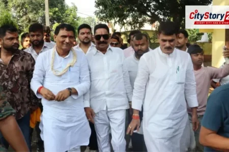 Bihar MLC Election: Anant Singh roamed around Nawada asking for votes, campaigning against his own party's candidate