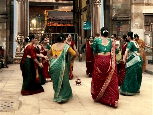 Traditional Garba steps by Ahmedabad women: Radha Krishna Garba Group women showcase unique Garba moves