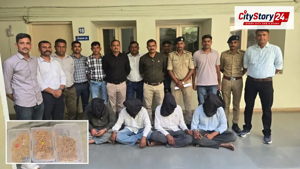Nadiad Gold Robbery: Four Arrested Within Three Hours, ₹3.7…