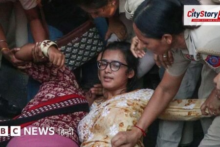 Neha Bora in custody, know what happened in the protest against Gyanesh Kumar and SIR in Delhi on Sunday?