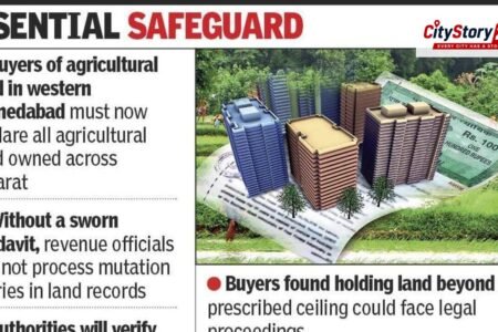 Declare all Gujarat agri holdings to buy farmland in West Ahmedabad