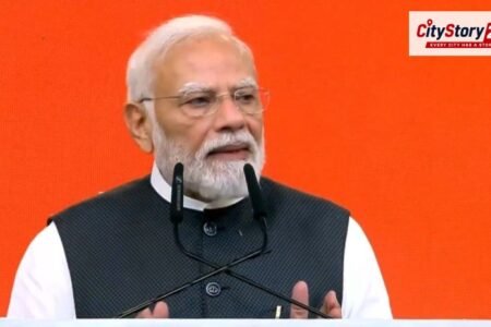 PM Modi addresses Viksit Bharat Sankalp Sabha in New Delhi