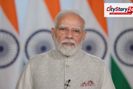 BJP organises ‘Seva Jyoti Yatra’ across Gujarat to mark PM Modi’s 25 years of public service