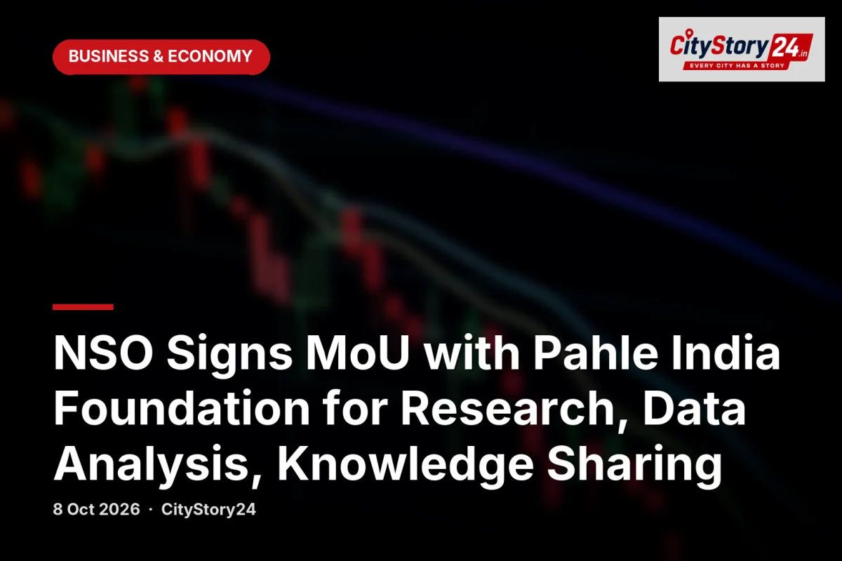 NSO Signs MoU with Pahle India Foundation for Research, Data Analysis, Knowledge Sharing
