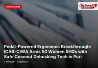Pedal-Powered Ergonomic Breakthrough: ICAR-CIWA Arms 50 Women SHGs with Safe Coconut Dehusking Tech in Puri