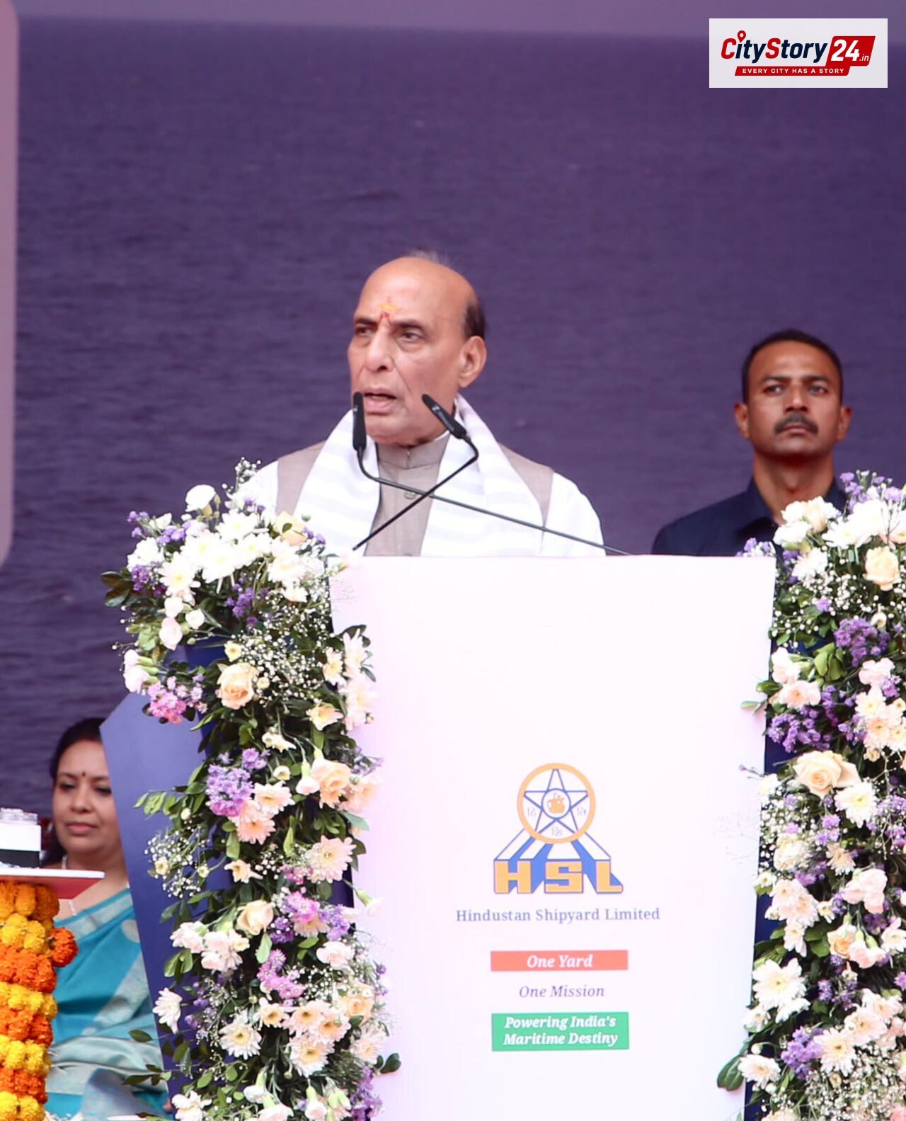 The Union Minister for Defence, Shri Rajnath Singh launched the first Fleet Support Ship (FSS-1), laid the keel of the fifth Fleet Support Ship (FSS-5) and inaugurated the upgraded Slipway-4 and 300-tonne Goliath Crane at Hindustan Shipyard Limited (...