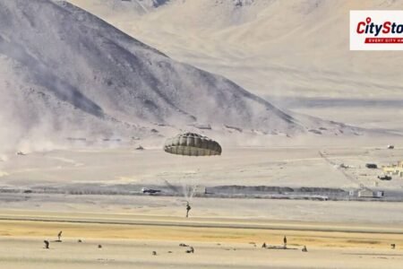 Defence Research and Development Organisation (DRDO) conducted the maiden live jump of the Advanced High-Altitude Parachute (AHAP) at one of the highest-altitude drop zones, Nyoma (Mudh DZ) on October 06, 2026.