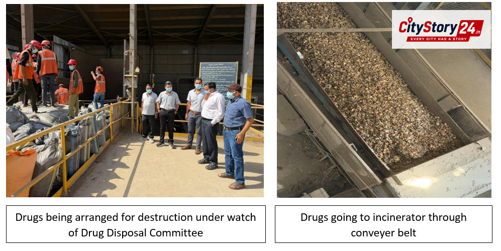 Madhya Pradesh: 10,842.150 kg of seized narcotics destroyed by CBN