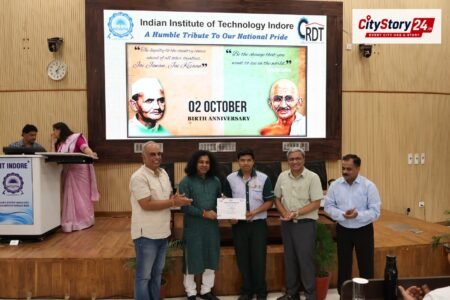 IIT Indore Celebrates Mahatma Gandhi and Lal Bahadur Shastri Jayanti with Swachhata Drive