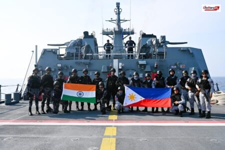 Indian Navy ships INS Sahyadri and INS Kulish finish AIME 2026 drills in Philippines