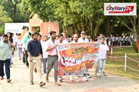 Nasha Mukt Yuva for Viksit Bharat Walkathon held in Guwahati