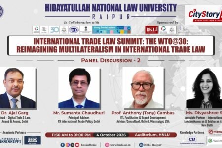 HNLU Trade Law Summit Calls for Reset of Multilateral Trade Order Amid Global Political Fragmentation