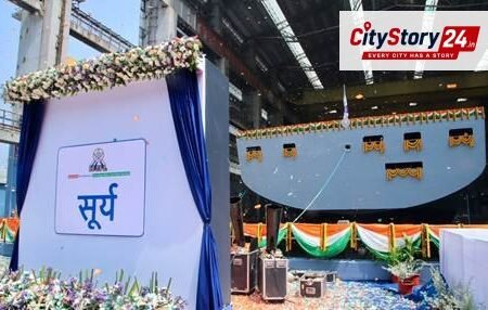 Big boost for Navy: first indigenous Fleet Support Ship INS Surya launched
