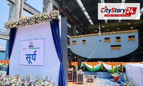 Big boost for Navy: first indigenous Fleet Support Ship INS Surya launched