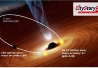 A decade of cosmic flickering reveals new clues about a rare giant binary black hole system