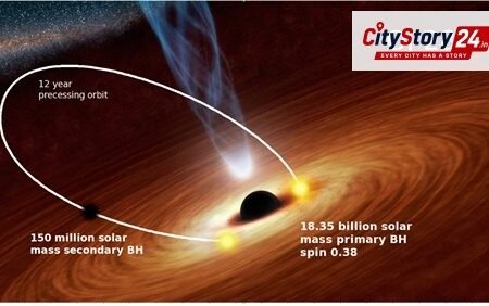 A decade of cosmic flickering reveals new clues about a rare giant binary black hole system
