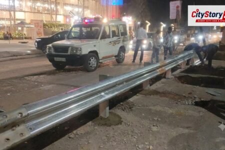 Raipur road safety: NHAI shuts illegal entry at Telibandha on Ring Road No. 1
