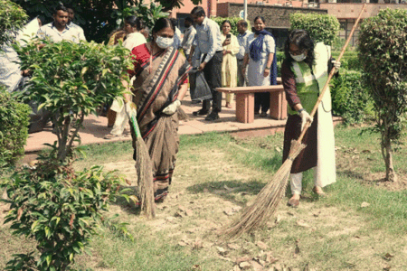 Ministry of Ayush Observes "Swachhata Hi Sewa" with Cleanliness Drive at Ayush Bhawan