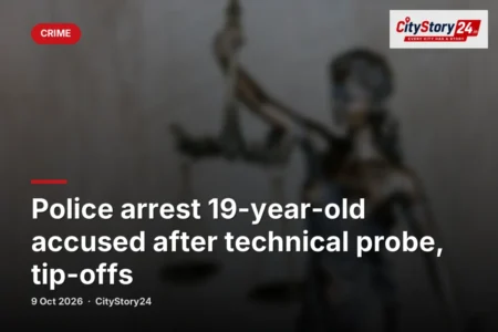Police arrest 19-year-old accused after technical probe, tip-offs