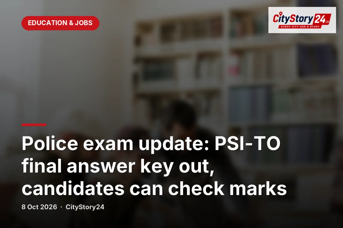 Police exam update: PSI-TO final answer key out, candidates can check marks