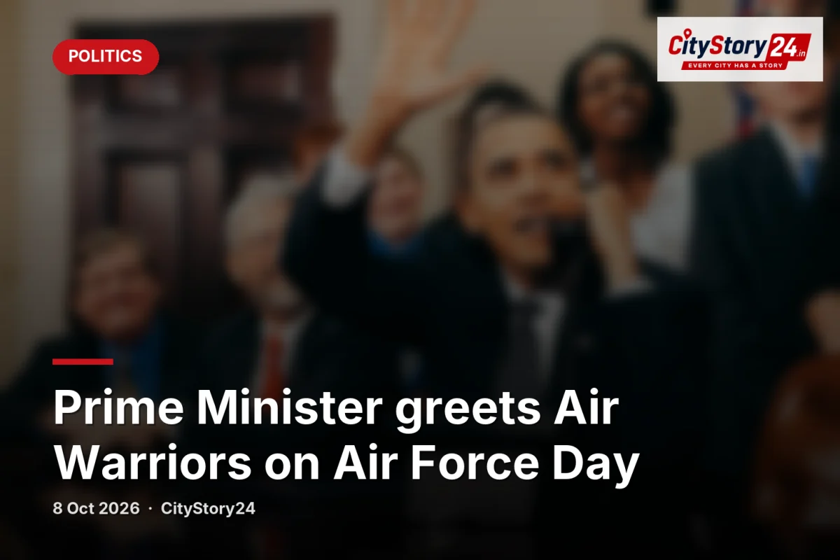 Prime Minister greets Air Warriors on Air Force Day