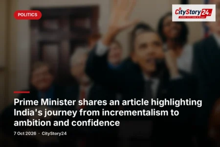 Prime Minister shares an article highlighting India's journey from incrementalism to ambition and confidence