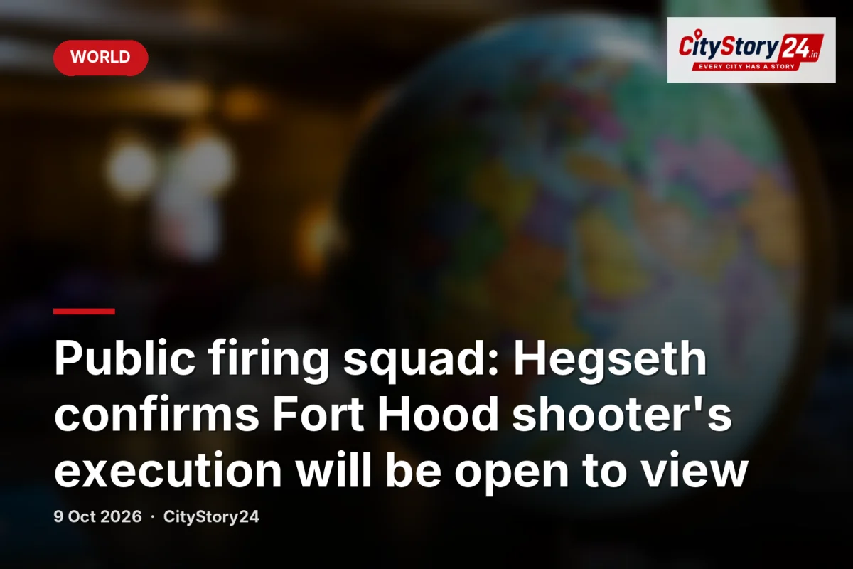 Public firing squad: Hegseth confirms Fort Hood shooter's execution will be open to view