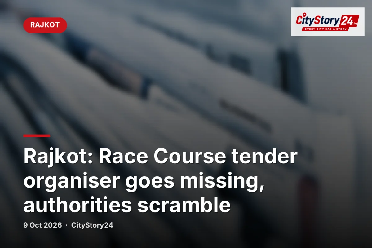 Rajkot: Race Course tender organiser goes missing, authorities scramble
