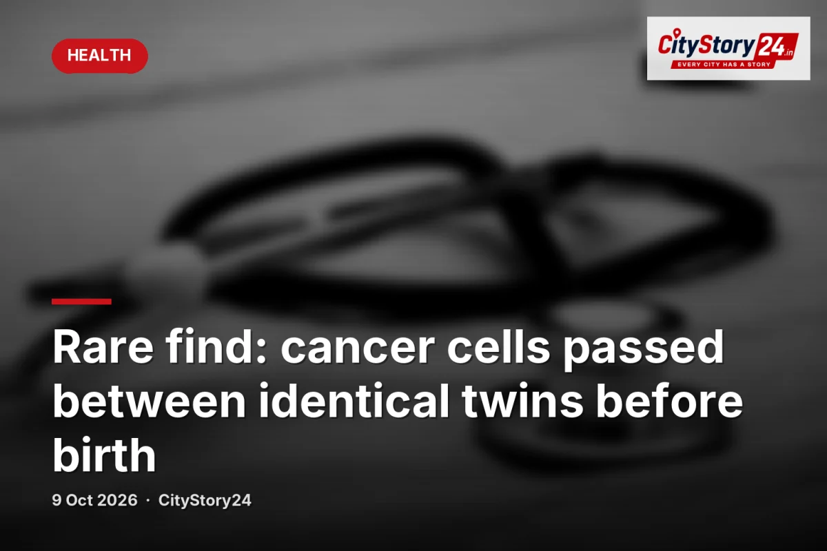 Rare find: cancer cells passed between identical twins before birth