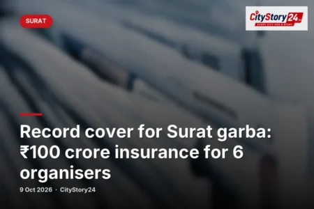 Record cover for Surat garba: ₹100 crore insurance for 6 organisers