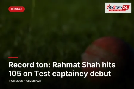 Record ton: Rahmat Shah hits 105 on Test captaincy debut
