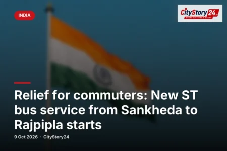 Relief for commuters: New ST bus service from Sankheda to Rajpipla starts