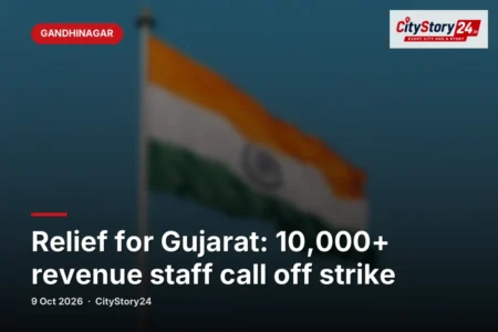 Relief for Gujarat: 10,000+ revenue staff call off strike