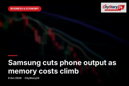 Samsung cuts phone output as memory costs climb