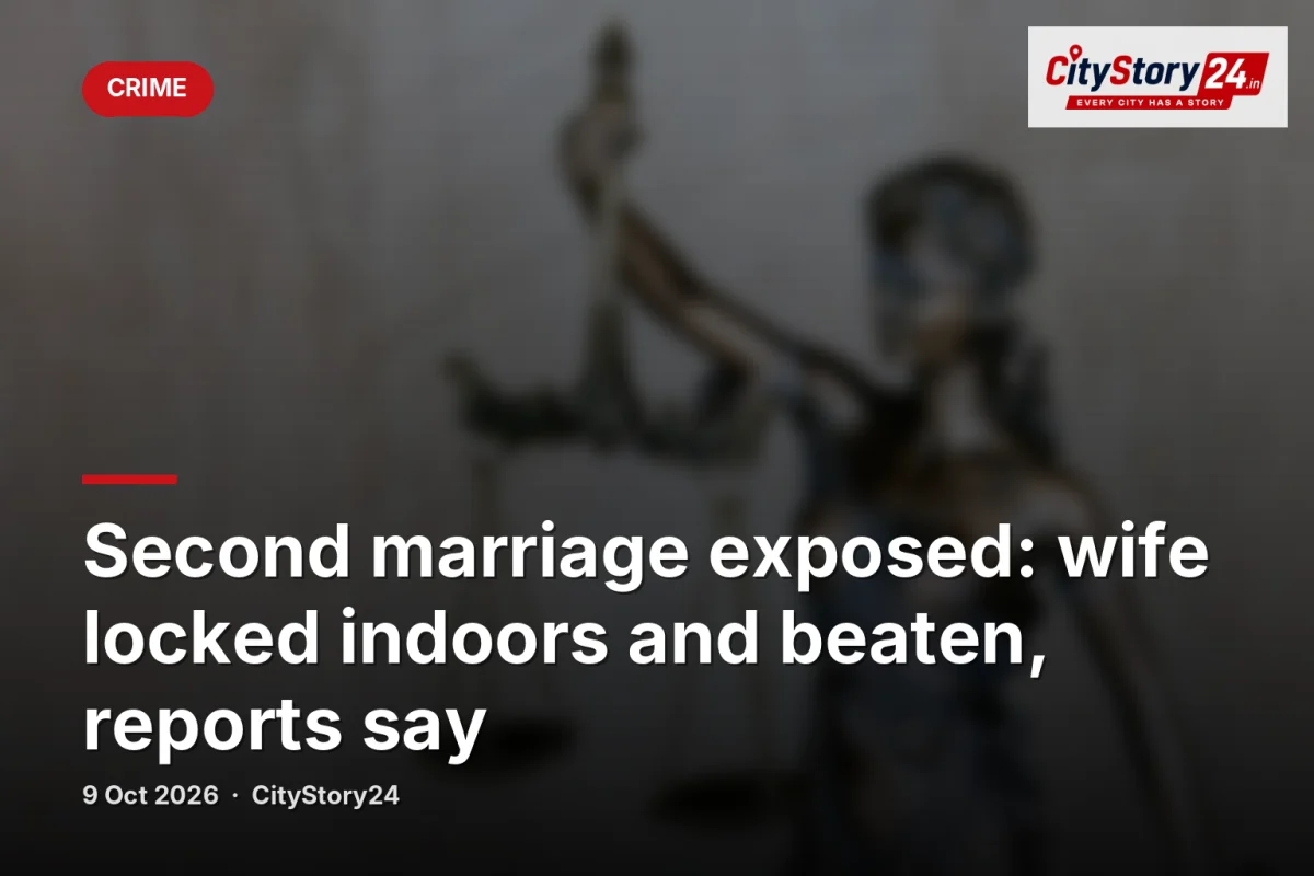 Second marriage exposed: wife locked indoors and beaten, reports say