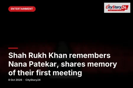 Shah Rukh Khan remembers Nana Patekar, shares memory of their first meeting