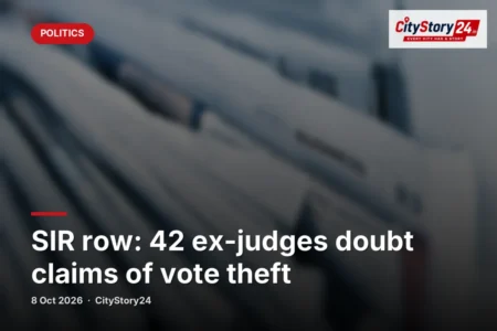 SIR row: 42 ex-judges doubt claims of vote theft