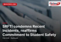SRFTI condemns Recent Incidents, reaffirms Commitment to Student Safety