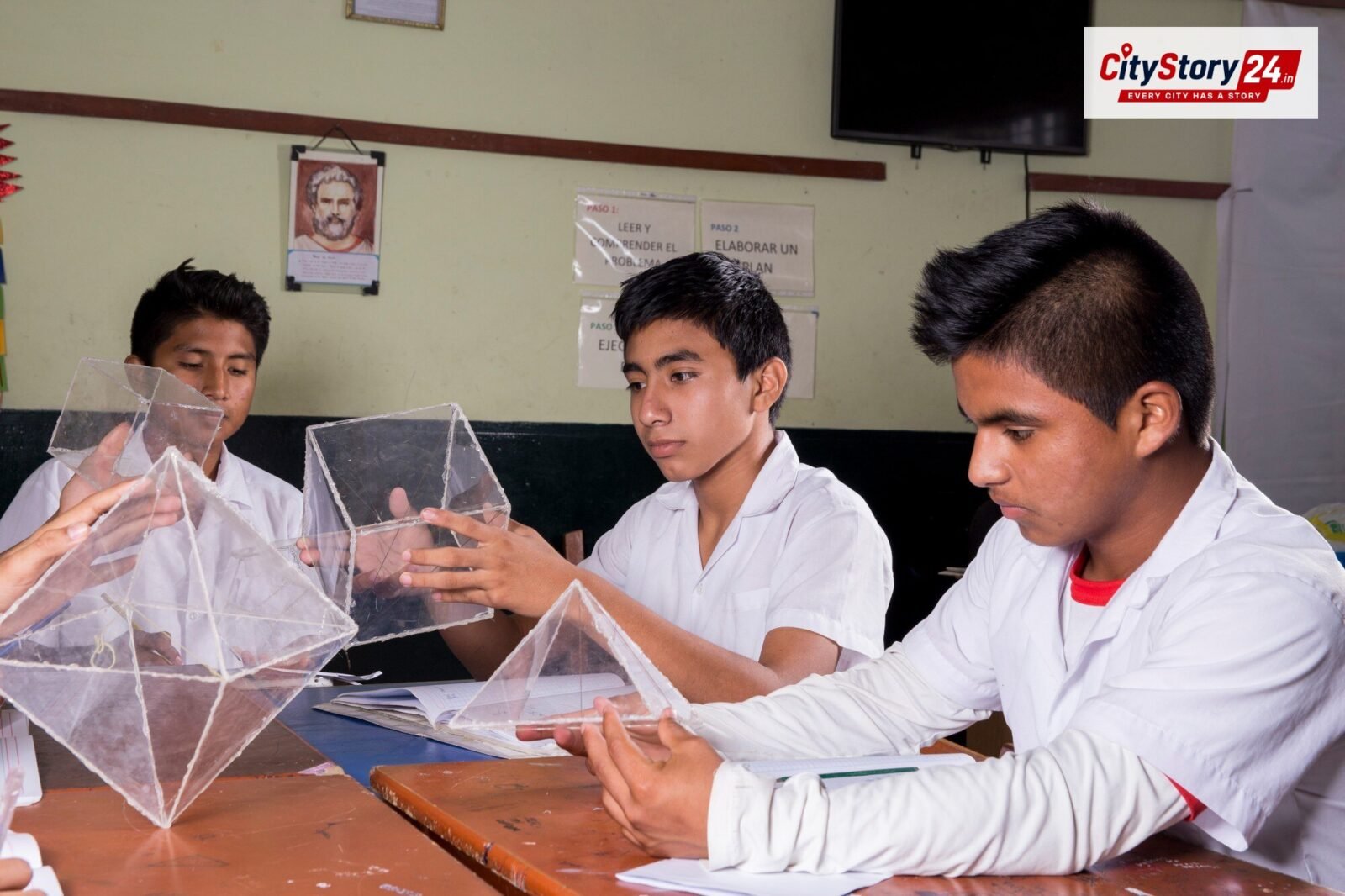 Representative image: students science exam classroom India