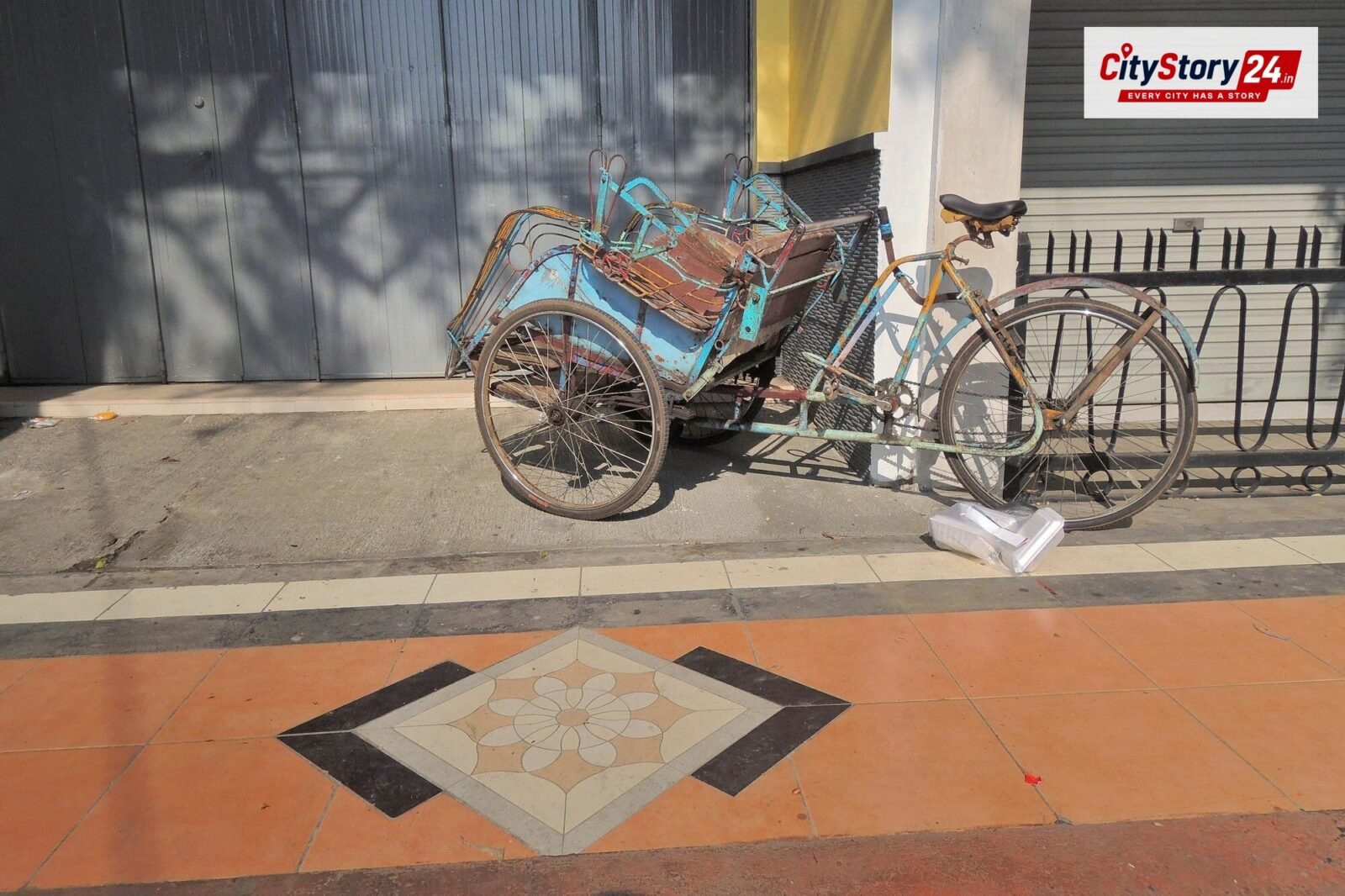 Representative image: Chennai street footpath India