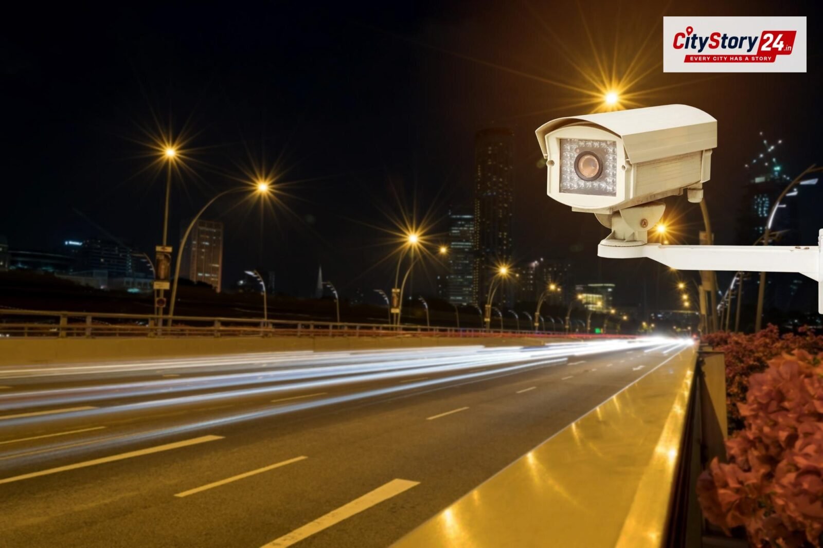 Representative image: surveillance camera street night