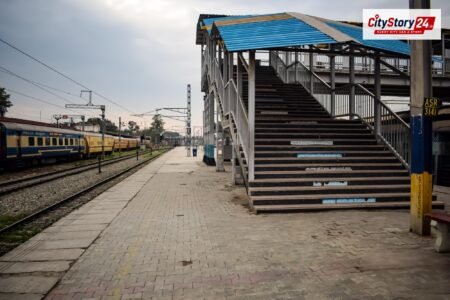 Representative image: railway station platform India