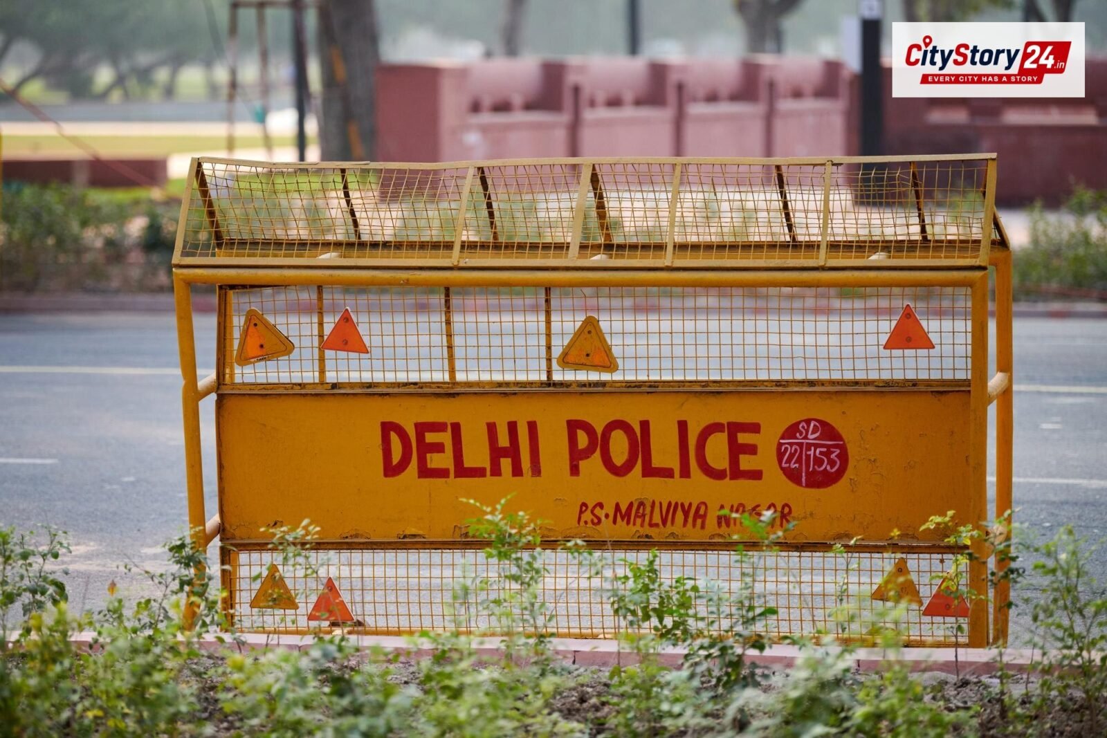 Representative image: Delhi police barricade protest